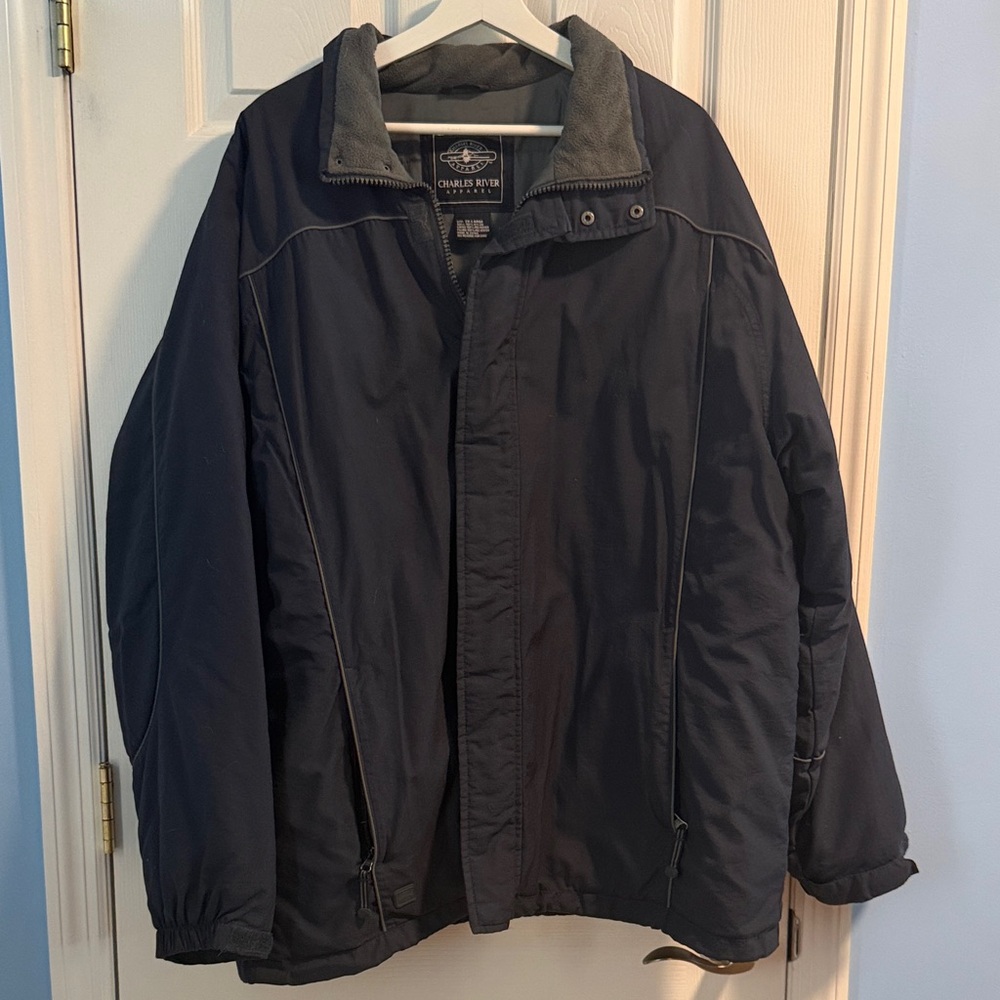 Charles River Apparel Navy Men’s Insulated Puffer Jacket